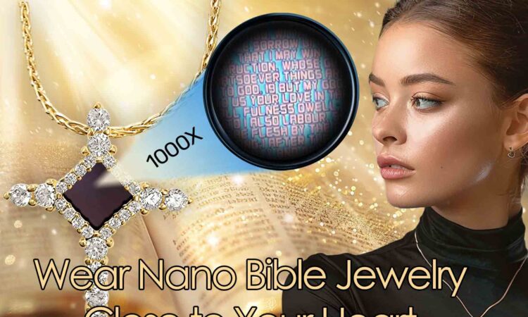 Jewelry With Scripture Pendant Featuring Nano Bible Technology From My Nano Jewelry